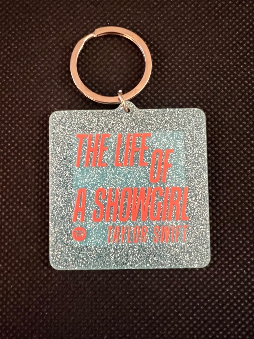 Taylor Swift Showgirl Spotify Keychain The Life Of A Showgirl Spotify Pop-Up